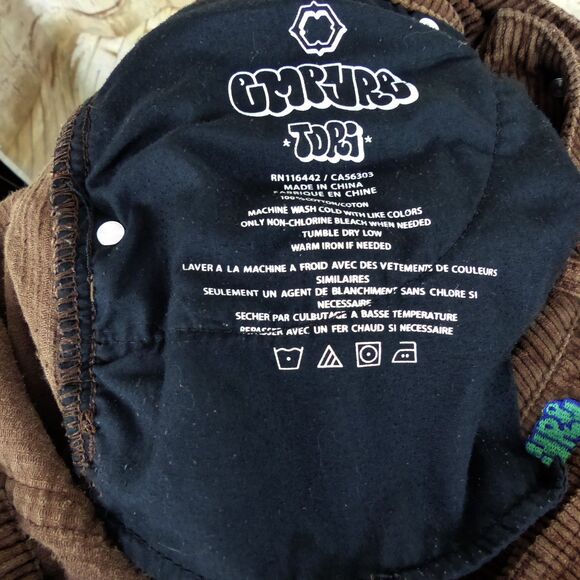 Empyre Pants Womens 11 Brown 32x29.5 Corduroy Loose Baggy Tori Carafe Skate Y2K - Picture 13 of 14